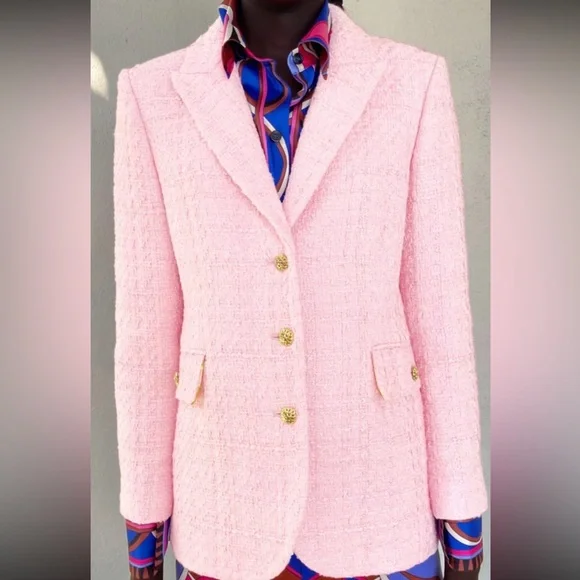 Zara blazer pink in size small - Picture 5 of 5